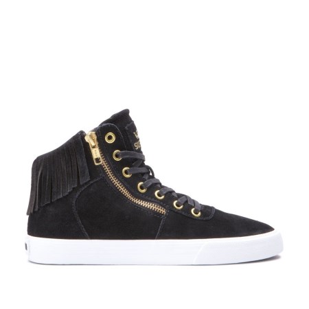 Supra Cuttler - Γυναικεια Sneakers Ψηλα - Μαυρα (GR0729)